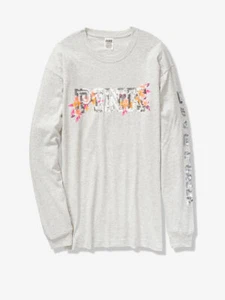 Camiseta Victoria’s Secret ROSA Bling Campus Manga Larga Timbre S - Imagen 1 de 3