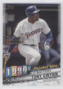 2020 Topps Decades Best Celebration of the Decades /100 Tony Gwynn #DB-TGW HOF