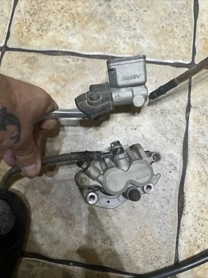 Pinza de freno delantera honda crf250x línea cilindro maestro crf450x crf 450r 250r 125 Foto 1 de 4