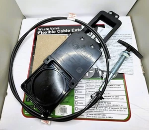 Valterra TC372CN Flexible Extension Cable Kit with Handle - 3" Waste Valve, 72" - Picture 1 of 2