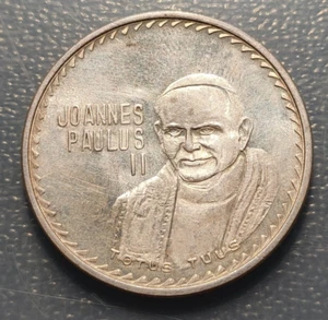 MEXICO VISITA PAPA JUAN PABLO II MEDALLA 1979 36mm 21g - Picture 1 of 2