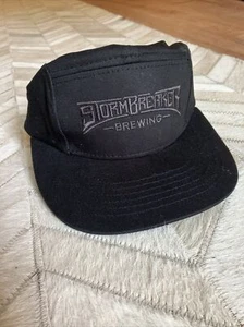 STORMBREAKER BREWING - PORTLAND - 5 Panel ADJUSTABLE BALL CAP HAT! Black NWOT - Picture 1 of 4