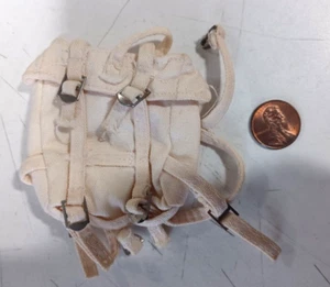 Vintage 1964 Hasbro GI Joe Ski Patrol White Backpack for 12" Figure GC-401 - Picture 1 of 2