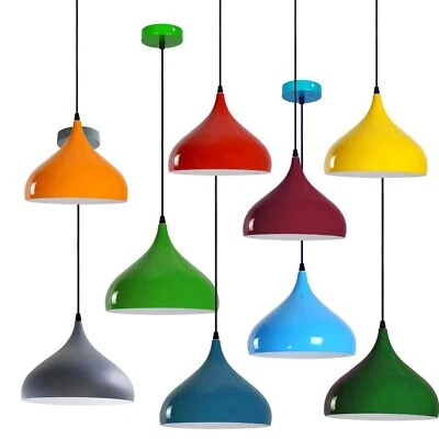 Plafonnier retro Lampe luminaire industrielle Lustre vintage Lampe E27suspension - Photo 1/4