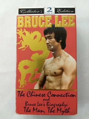 Bruce Lee VHS Collector's Ed. 2-Tape Set - Chinese Connection & The Man, Myth - Image 1 of 4