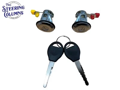 ALTIMA FRONTIER PATHFINDER XTERRA FL FR DOOR LOCK CYLINDER SET PAIR MATCHED NEW! - Image 1 of 4