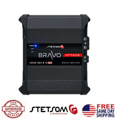 STETSOM BRAVO ATTACK 3000 1 OHM - USA DEALER - SAME DAY SHIPPING - Image 1 of 4
