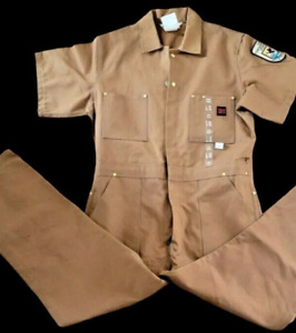 Tough Duck Large Coveralls with Official US Fish Wildlife Service Patch Hunting