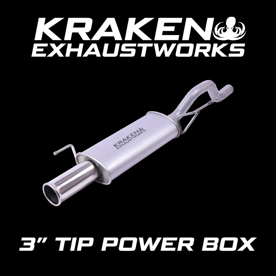 KRAKEN EXHAUSTWORKS VAUXHALL CORSA D 2006-2015 1.2 1.4 SPORTS EXHAUST POWER BACKBOX