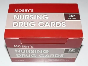 24th ED Mosby's Nursing Drug Cards 2018 Elsevier Albanese Nutz NM - Picture 1 of 5