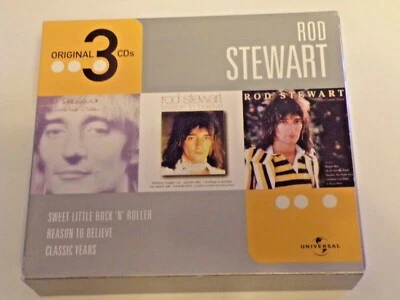 Rod Stewart ‎– 3 Original CDs [3CD Box Set] Classic Years, Reason To Believe +1 - Image 1 of 3