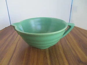 Vintage große Padre Keramik Teigschale grün Sockel Sockel - Bild 1 von 6
