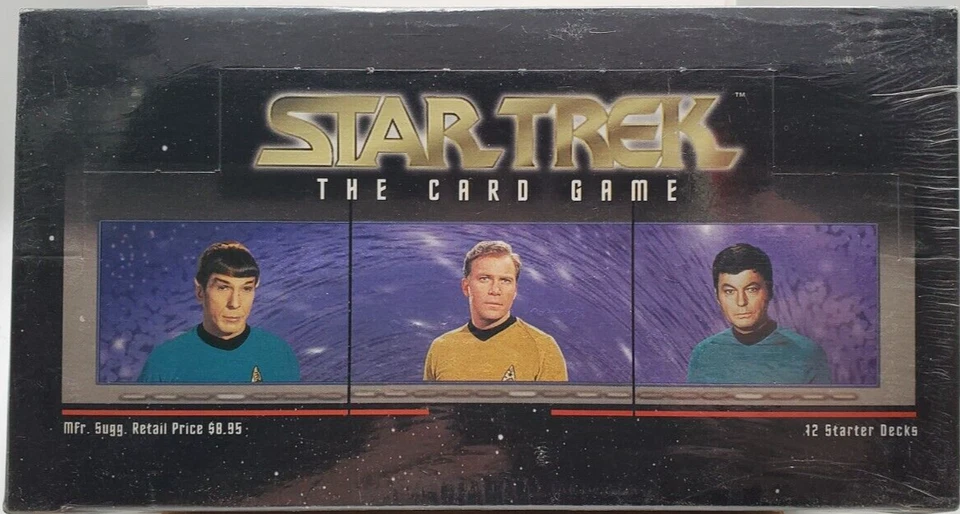 1996 Star Trek the Card Game Starter Deck Box - Fleer SkyBox -  FACTORY SEALED - Image 1 of 1