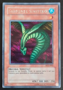 Yu-Gi-Oh! Serpente Sinistro - WC4-I002 - Rara Segreta ITALIANO #1 - Picture 1 of 7