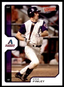 2002 Upper Deck Victory Steve Finley Baseball Card Arizona Diamondbacks #318 - Picture 1 of 2