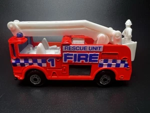 Vintage Matchbox Neon Orange Fire Rescue Unit Snorkel lose Diecast 1:64 1981 - Bild 1 von 9