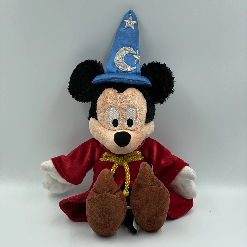 Mickey Mouse ‘Sorcerer’s Apprentice' Fantasia  Plush Soft Toy Walt Disney World - Image 1 of 4