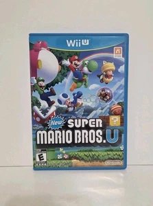 New Super Mario Bros U - Nintendo Wii U con manuale e inserti completo CIB - Foto 1 di 4