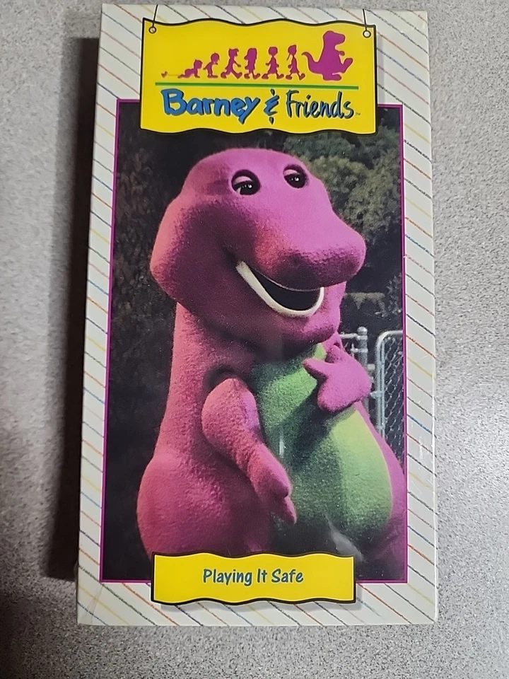 VTG Barney & Friends Playing It Safe (1992) VHS Time Life Kids Singalong New - Image 1 of 4