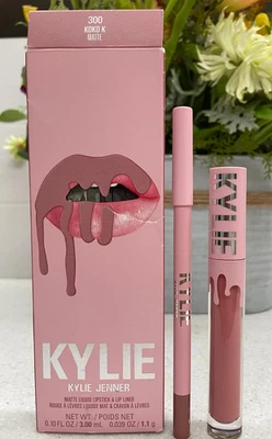 Kit de labios y delineador de labios líquido Kylie Cosmetics KOKO K 300 MATE ~ NUEVO EN CAJA Foto 1 de 4