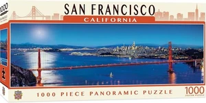 San Francisco California 1000 Teile Panorama Puzzle 990 mm x 330 mm (mpc) - Bild 1 von 1