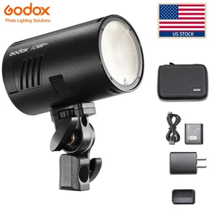 US GODOX AD100Pro Pocket Studio Flash Light Photography Light OLED Screen 5800K - Picture 1 of 21
