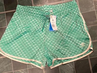 Shorts feminino Adicolor anos 70 cintura alta monograma GG *Novo com etiquetas* h2 - Imagem 1 de 4