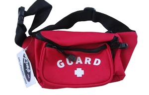 Lifeguard Life Guard Fanny Pack Waist Belt Bag, Adjustable, Red White NWT - Picture 1 of 9