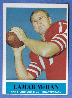 1964 Philadelphia Football #163 Lamar McHan VG/EX - Image 1 of 2