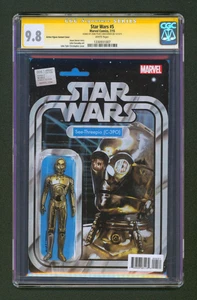 2015 Star Wars #5 JTC Signed Action Figure Variant C-3PO CGC SS 9.8 Jason Aaron - Picture 1 of 1