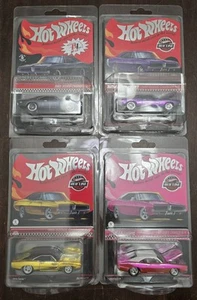 Hot Wheels 2020 - 2023 RLC 1969 Dodge Charger R/T Black, Purple, Yellow Lot Of 3 - Picture 1 of 2