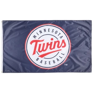 WinCraft Minnesota Twins 3' x 5' Single-Sided Deluxe Flag - Picture 1 of 1