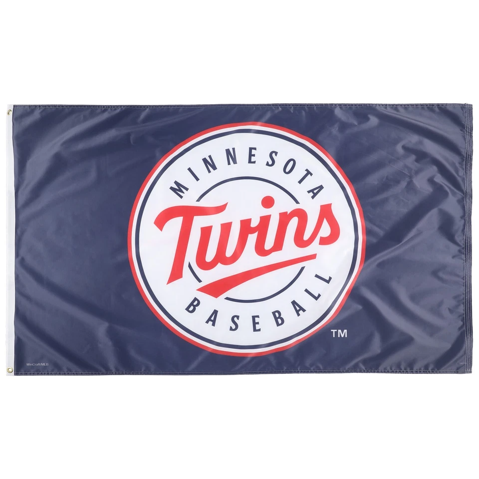 WinCraft Minnesota Twins 3' x 5' Single-Sided Deluxe Flag - Image 1 of 1