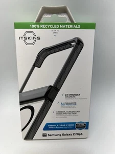 Funda ITSKINS Hybrid_R para Samsung Galaxy Z Flip6 - Transparente/Negro - Imagen 1 de 1