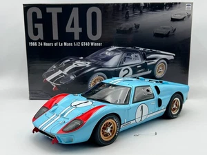 ACME/MP COL - 1:12 model - #1 1966 Ford GT40 MKI 2nd Place 24H LeMans - M1201003 - Picture 1 of 23