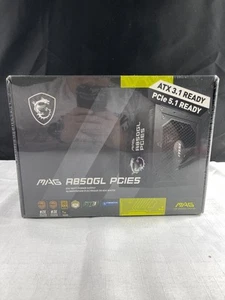 MSI MAG A850GL PCIE5 850W 80 Plus Gold Fluid Dynamic Bearing Power Supply Unit - Afbeelding 1 van 12