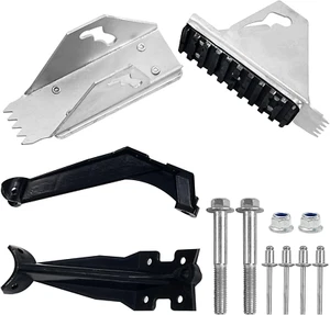 4 PCS Anti-Skid Shoe Kit for 26-2 Werner Extension Ladder Feet, Aluminium - Picture 1 of 12