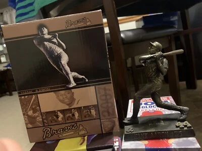 Figura Estatua Vintage ~ Hank Aaron #44 Atlanta Braves Publix MLB 2007 Foto 1 de 3