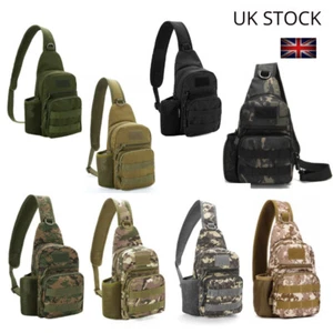 Bolso de hombro táctico militar para el pecho sistema Molle impermeable - Imagen 1 de 12