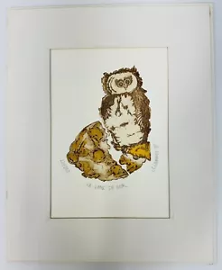 Original limitierte Auflage Radieren auf Papier La Dame Du Sour Carol Travers Lummus - Bild 1 von 5