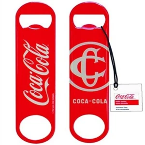 Tablecraft Coca-Cola Classic Logo Flat Bottle Hand Opener, Red - Picture 1 of 5