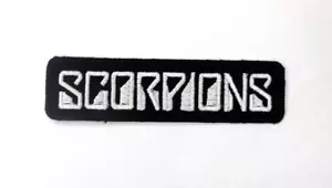 Scorpions Aufnäher bestickt BÜGELN/NÄHEN USA Verkäufer Scorpions Band Aufnäher - Bild 1 von 2