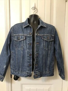 Vintage Levi’s Youth Teen Large Jean Jacket Trucker Denim - Picture 1 of 8