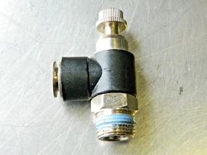 Durchflussregelventil 3/8" NPT - 3/8" Rohranschluss Befestigung Meter Out - Bild 1 von 4