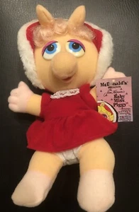 Vintage (1988) McDonald's Baby Miss Piggy Stuffed Doll - NWT - Picture 1 of 4