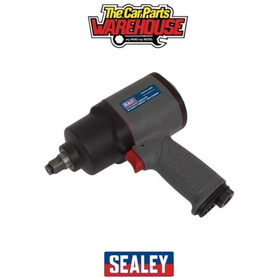 Sealey SA201 Composite Twin Hammer Air Impact Wrench 1/2"Sq Drive - Image 1 of 4