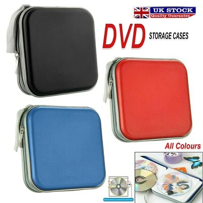 40 CD DVD Carry Case Cover Disc Storage Holder CD Sleeve Wallet Ideal for Car UK - Image 1 of 4