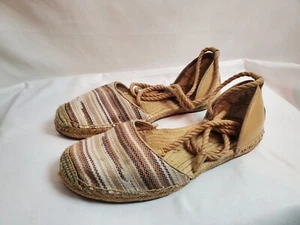 UGG Libbi Serape gestreifte Damen-Espadrille-Sandale Größe US 7 S/N 1011189 - Bild 1 von 10