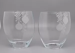 Nuevo conjunto de jarrones vintage Mikasa Holiday adornos cristal elipse de 5 1/2" nuevo - Imagen 1 de 9