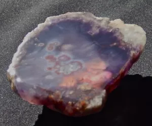 AMETHYST MIT ACHATKUGELN ERSTAUNLICHE FEINE KRISTALLPLATTE 1,7 OZ ODER 50 GRAMM - Bild 1 von 12